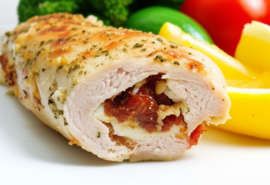 Faszerowana pierś z kurczaka