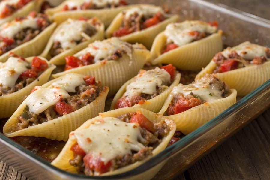 Faszerowane muszelki