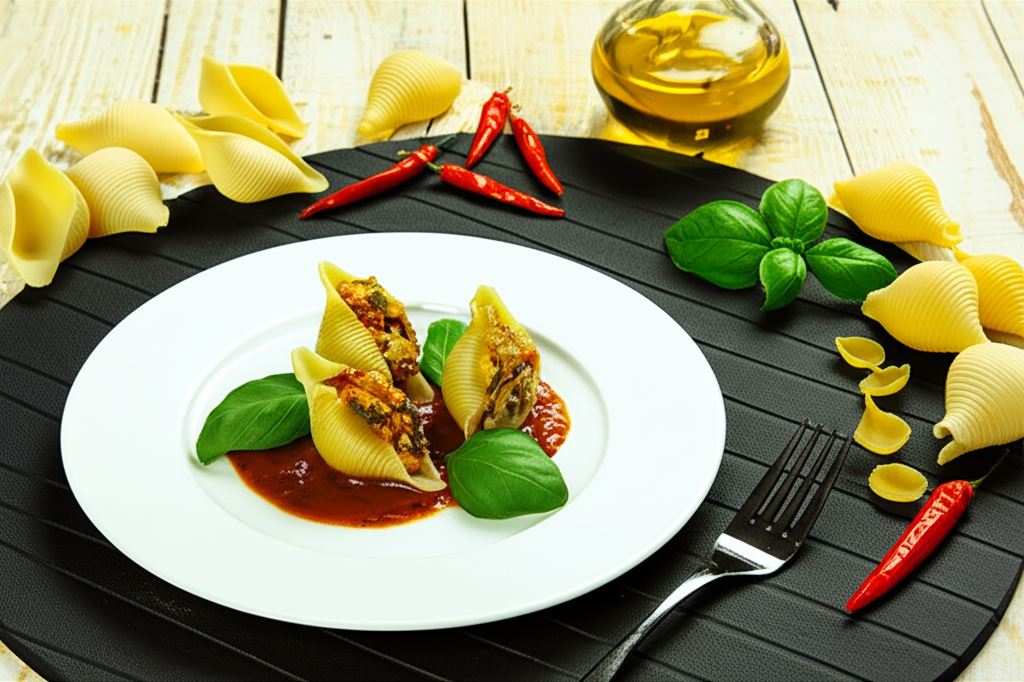 Faszerowane muszle makaronowe