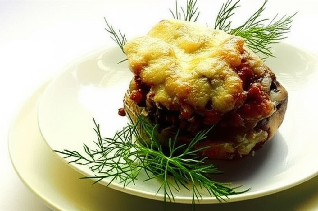 Faszerowane pieczarki