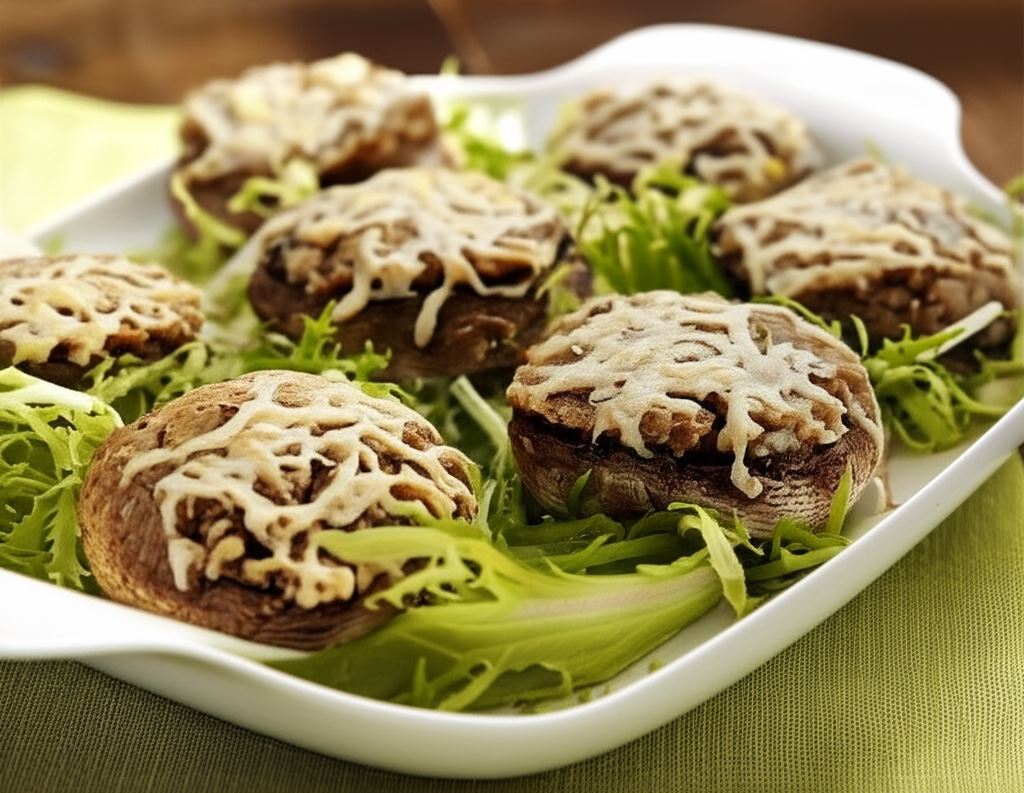 Faszerowane pieczarki