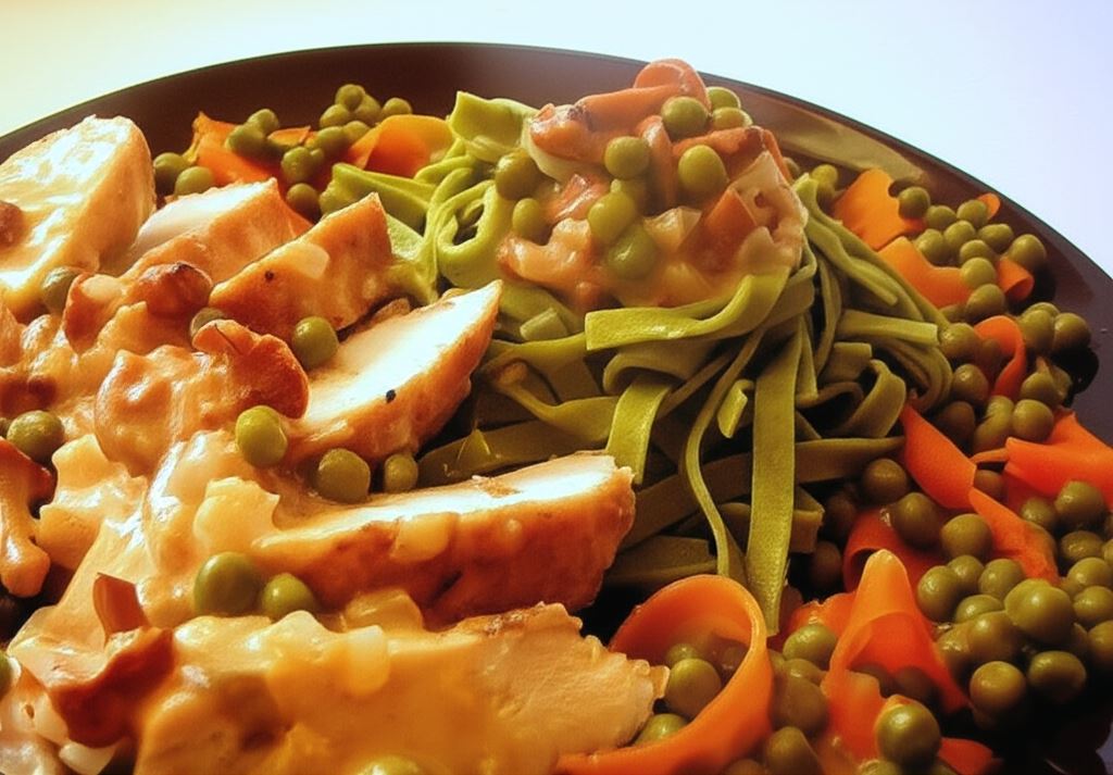 Filet z kurczaka w sosie kurkowym