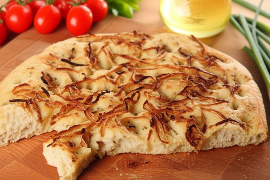 Focaccia z cebulą