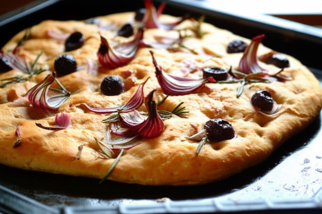 Focaccia z pomidorami