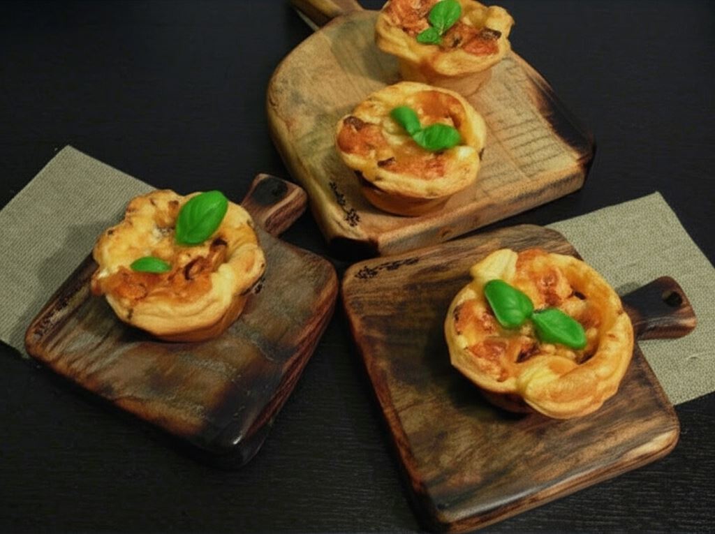 Francuskie mini babeczki z kurczakiem