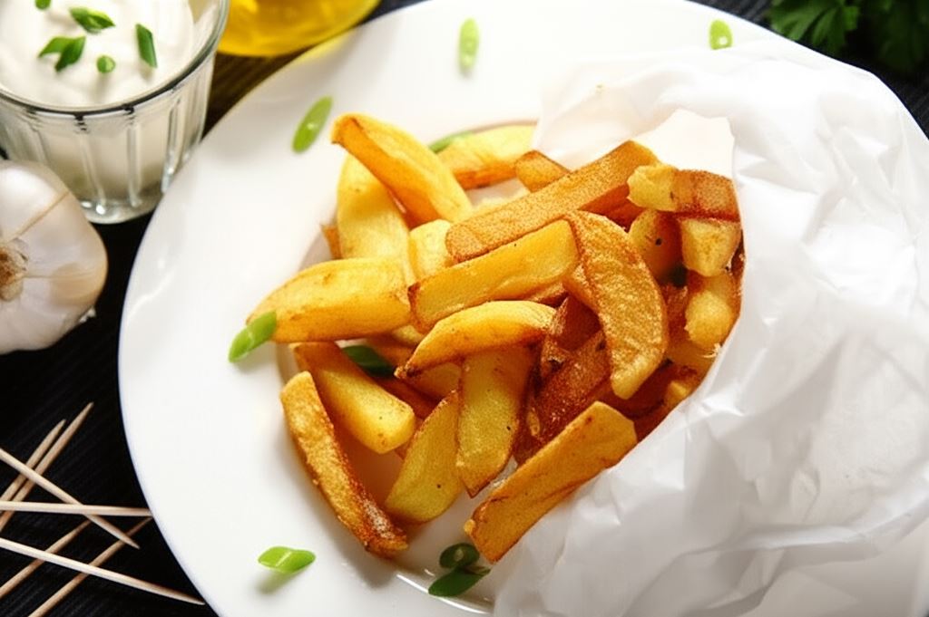 Frytki czosnkowe