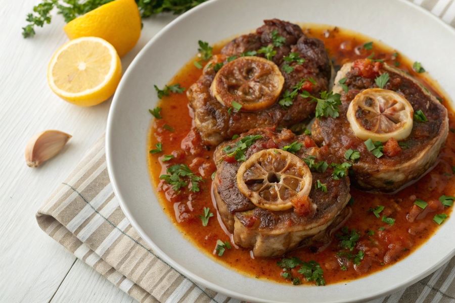 Gicze cielęce po mediolańsku - ossobucco milanese