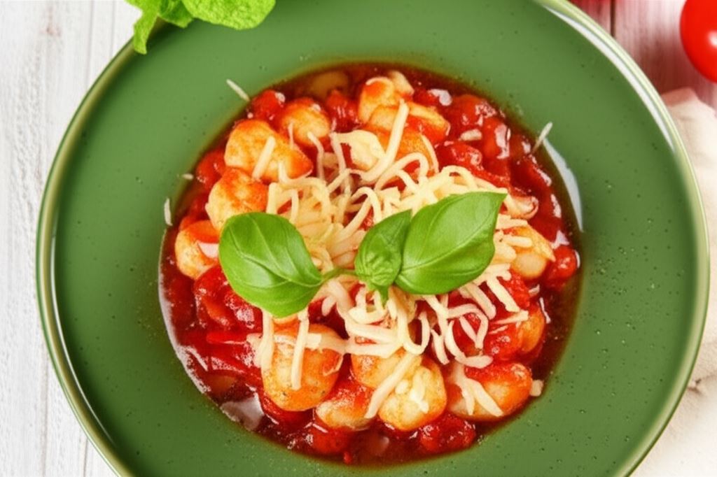 Gnocchi z sosem pomidorowym