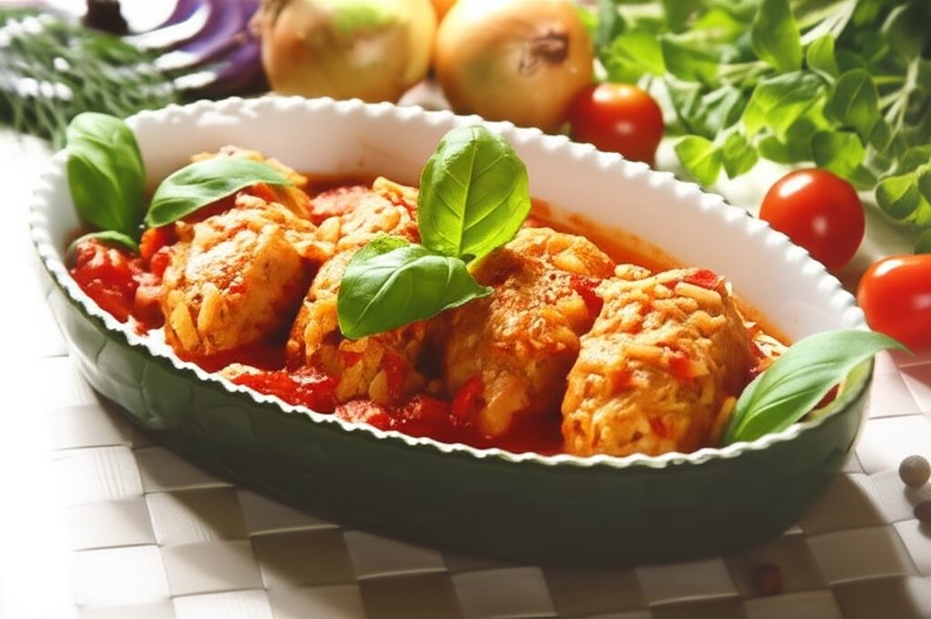 Gołąbki bez zawijania wegetariańskie