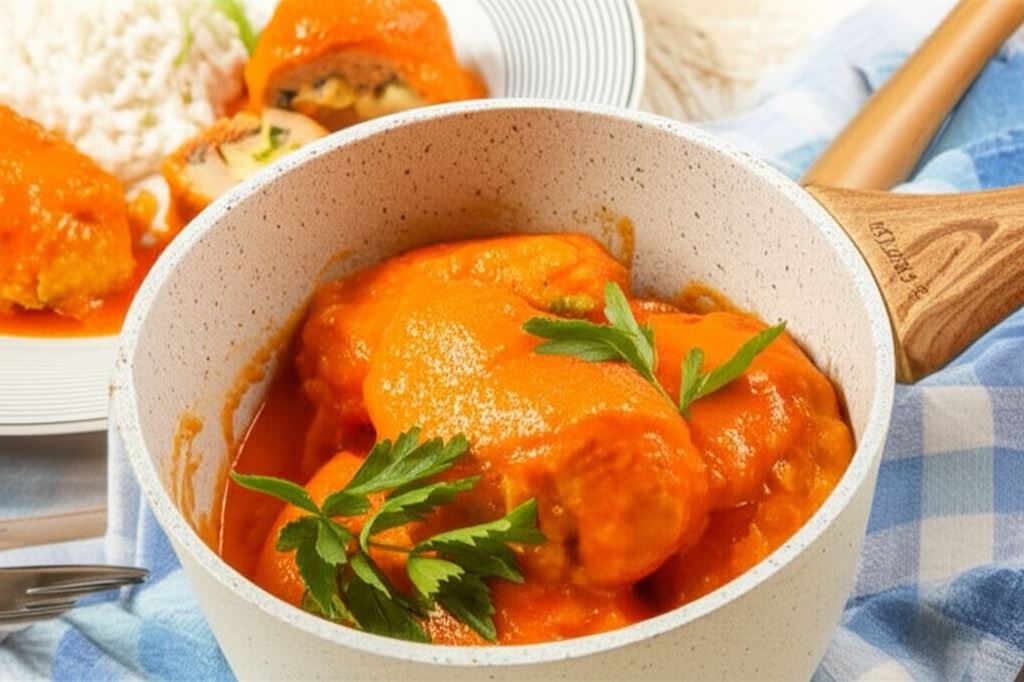 Gołąbki meksykańskie z cukinią