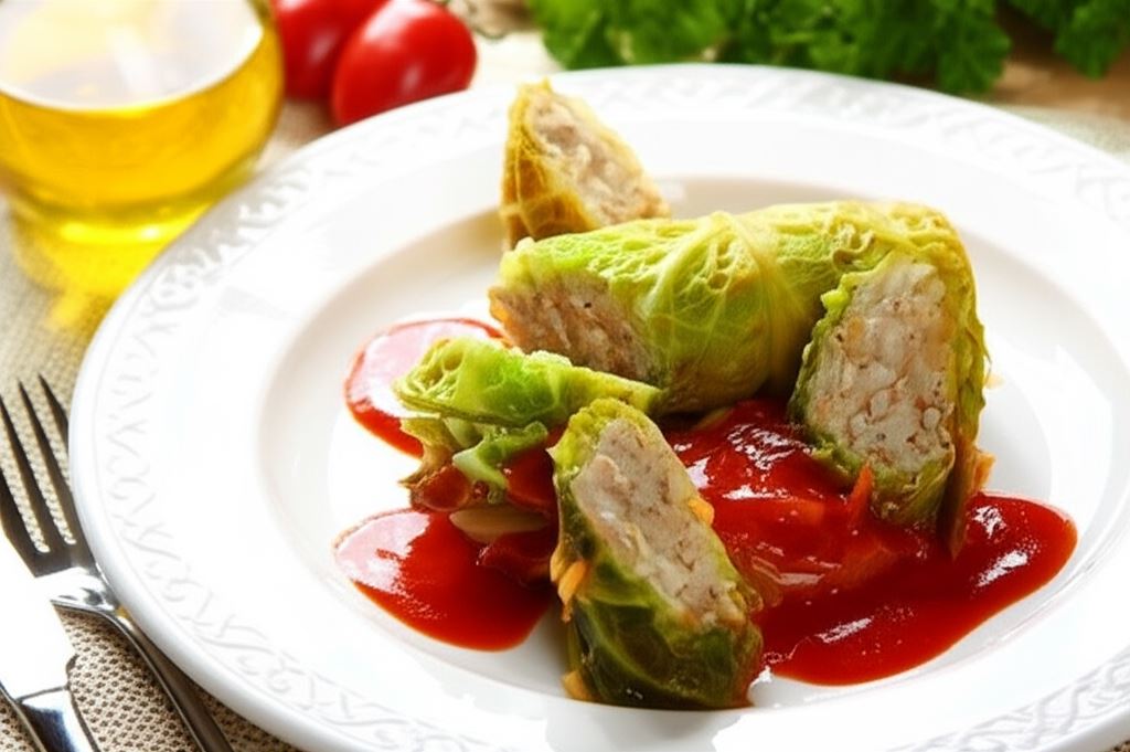 Gołąbki z kapusty włoskiej