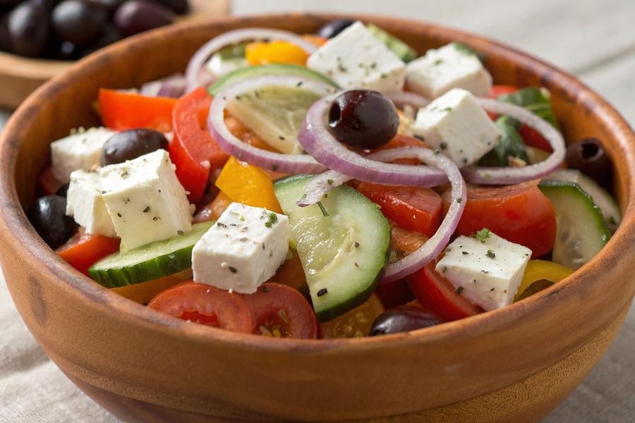 Grecka letnia sałatka
