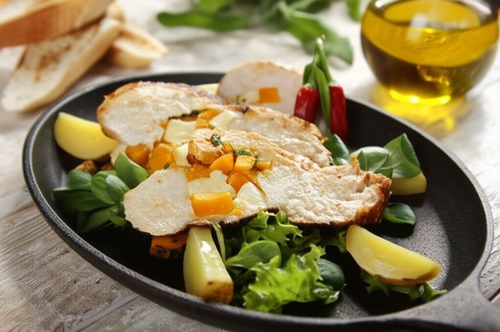 Grillowana pierś z kurczaka z dynią