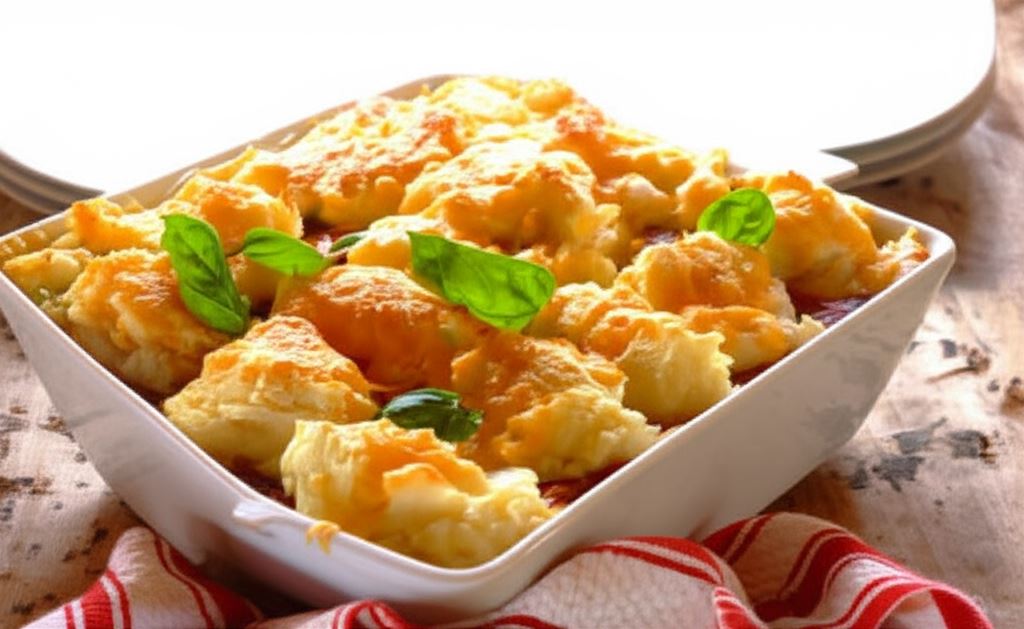 Grillowane kiełbaski z ziemniaczaną pierzynką