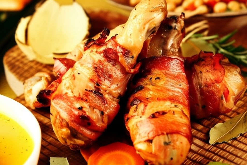 Grillowane udka z rosołu