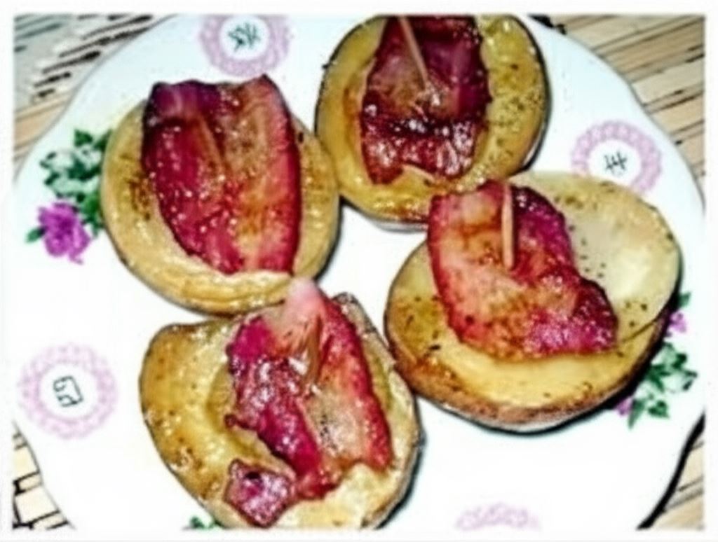 Grillowane ziemniaki z bekonem