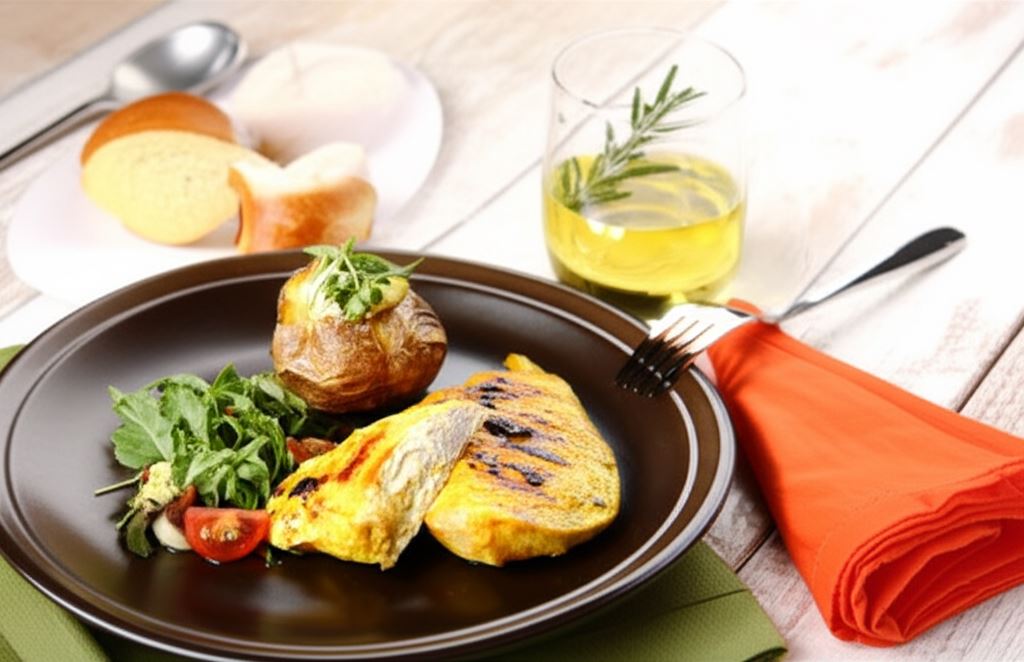 Grillowany kurczak w curry