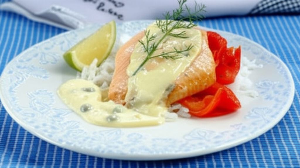 Grillowany pstrąg z kaparami