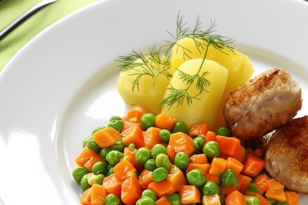 Groszek z marchewką na gęsto