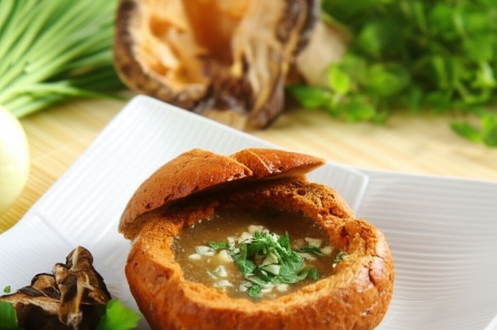 Grzybowa podawana w grahamce