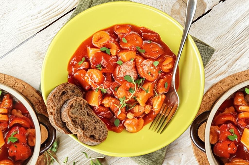 Gulasz Gumbo z kurczakiem i krewetkami