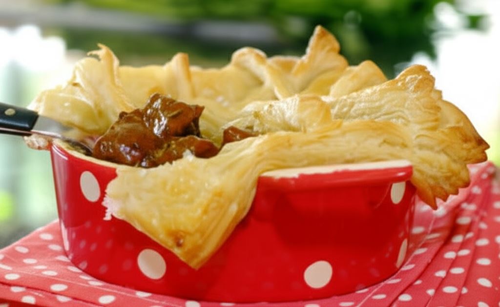 Gulasz myśliwski pod pierzyną