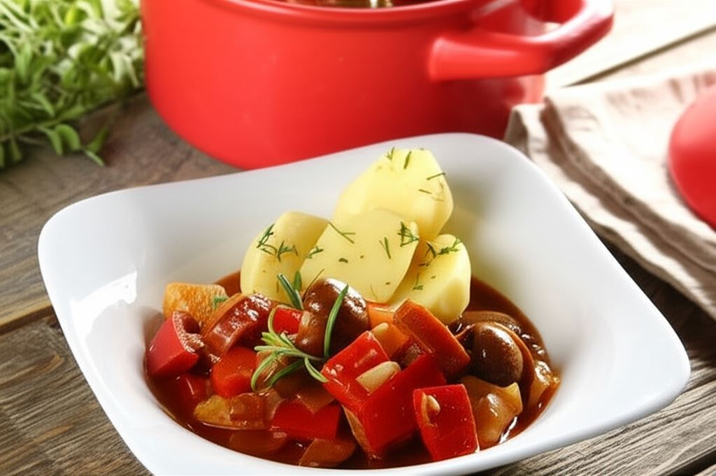 Gulasz myśliwski z kiełbasą