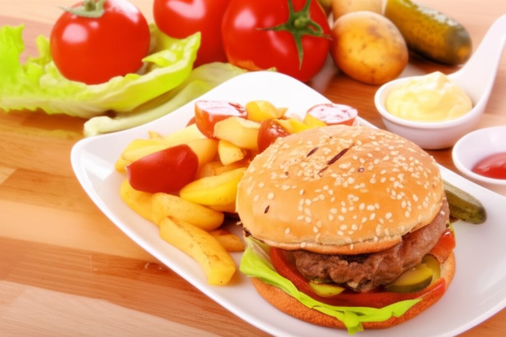 Hamburger w ziołach