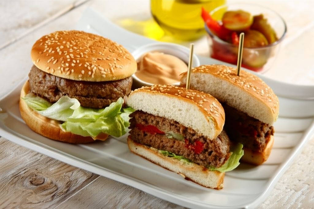 Hamburgery z niespodzianką