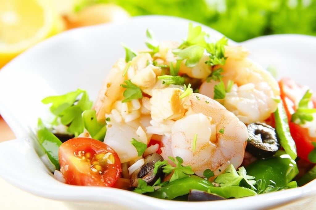 Hiszpańska sałatka ryżowa