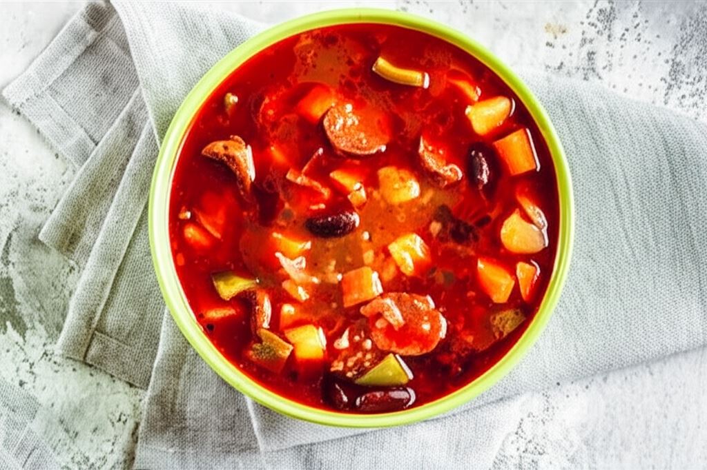 Hiszpańska zupa fasolowa