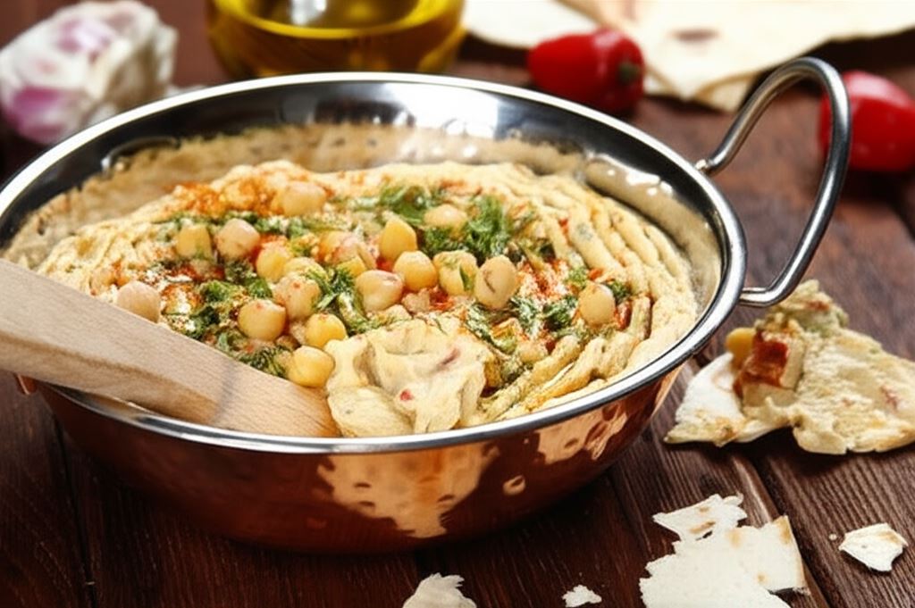 Hummus z wędzoną papryką