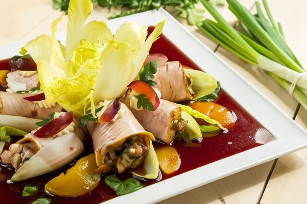 Indyk z orzechami w maladze