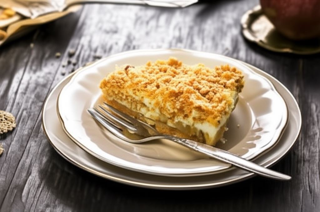 Jabłecznik z budyniową nutą