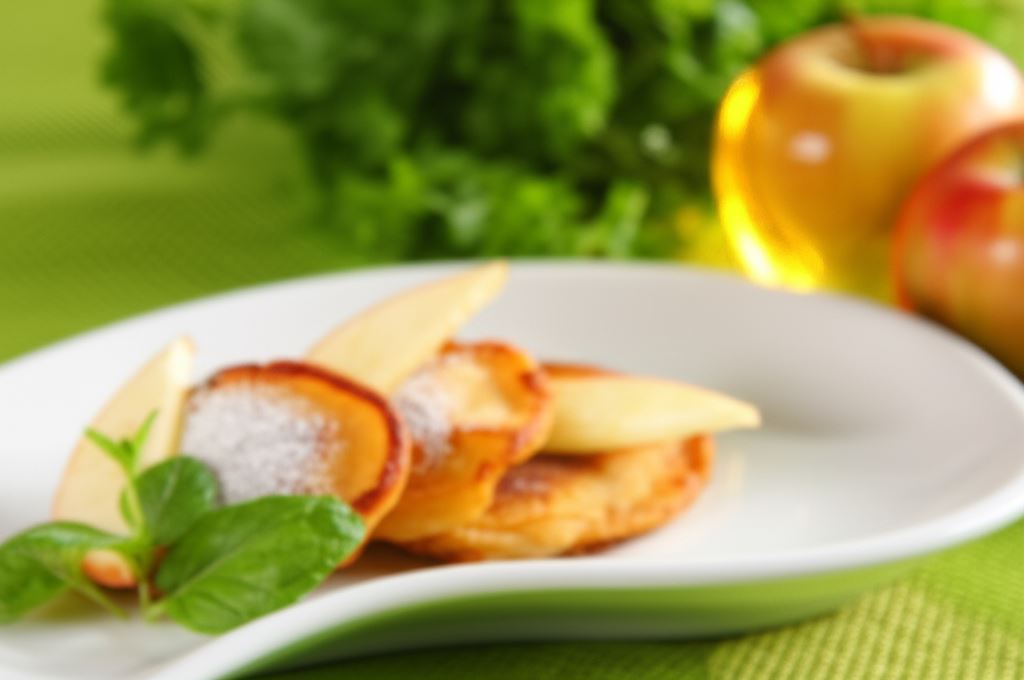 Jabłka smażone w cieście