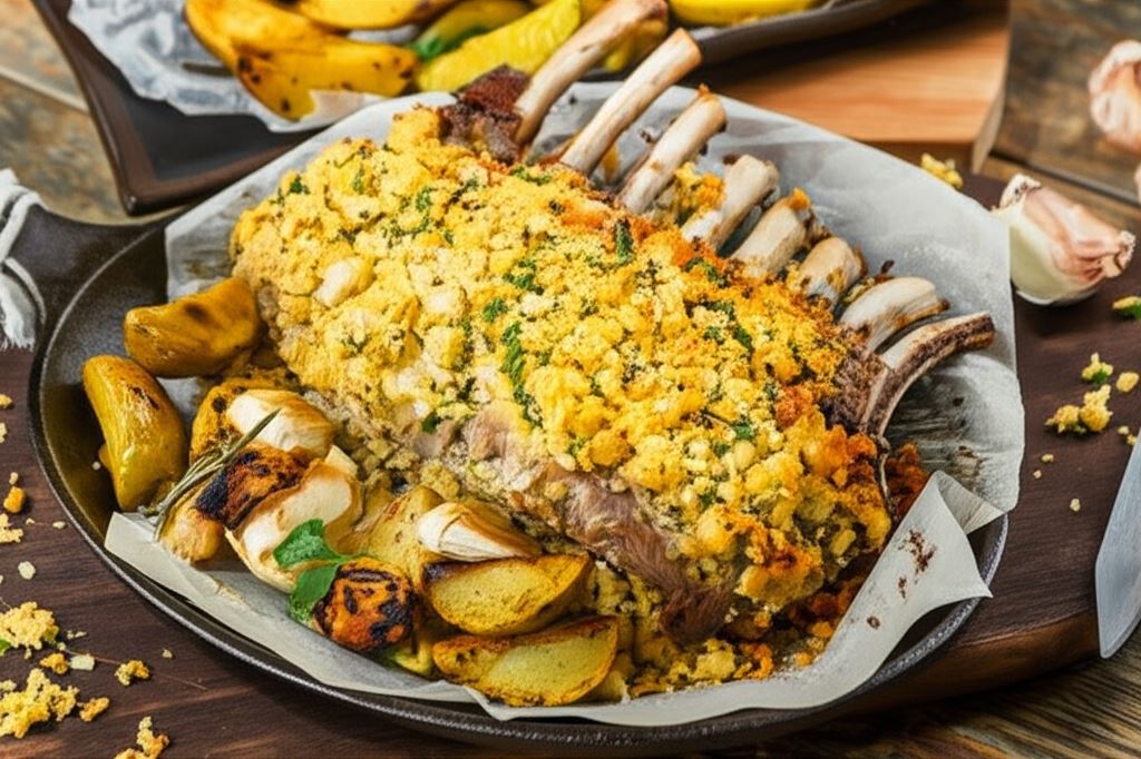 Jagnięcina pieczona z rozmarynem