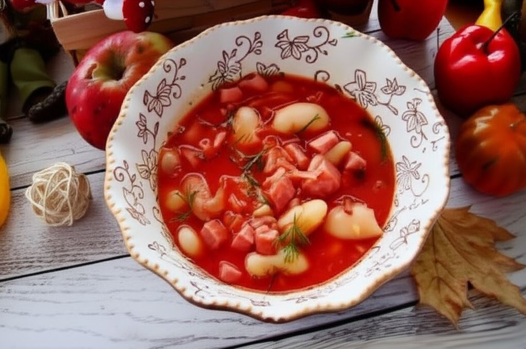 Jesienna zupa fasolowa