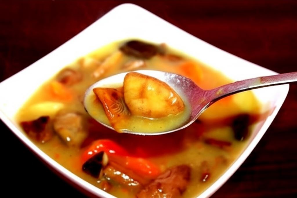 Jesienna zupa z podgrzybkami