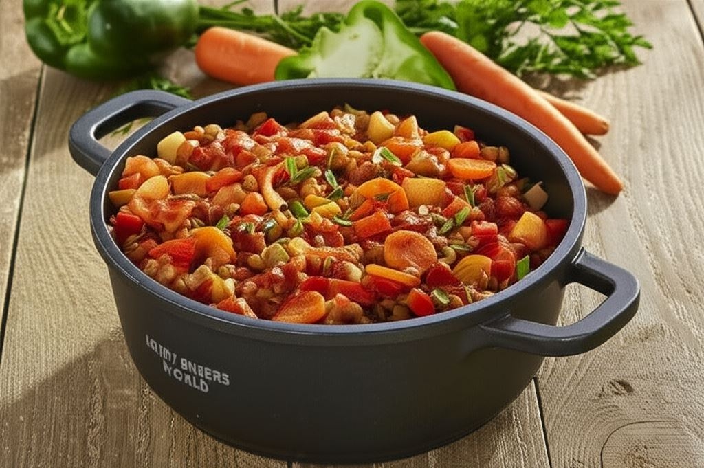 Jesienny gulasz z soczewicy