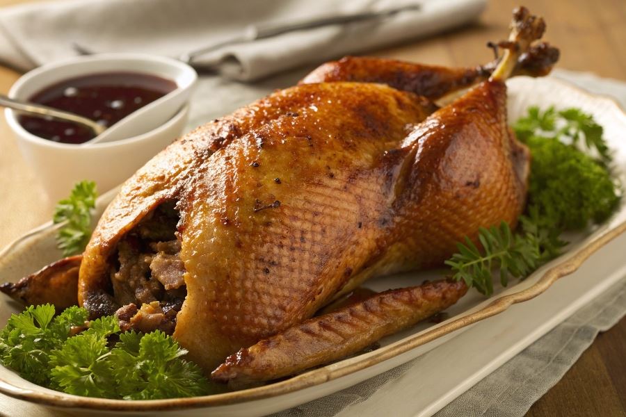 Kaczka nadziewana wątróbką