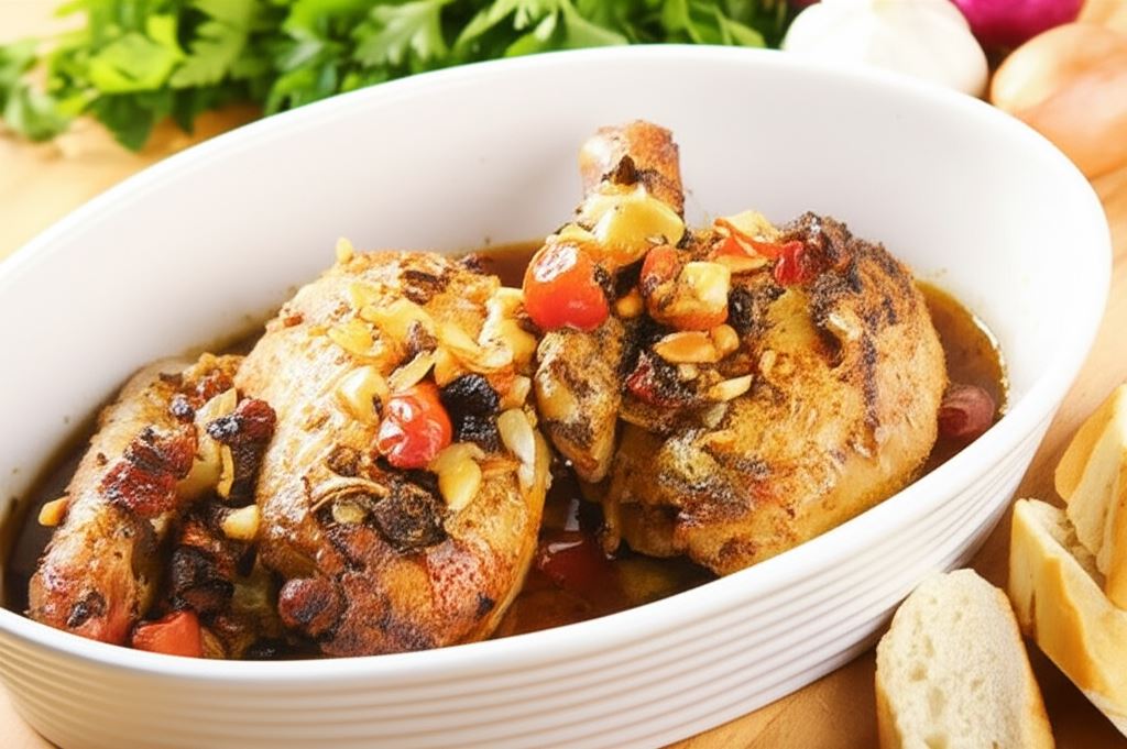 Kaczka w sosie pomarańczowym