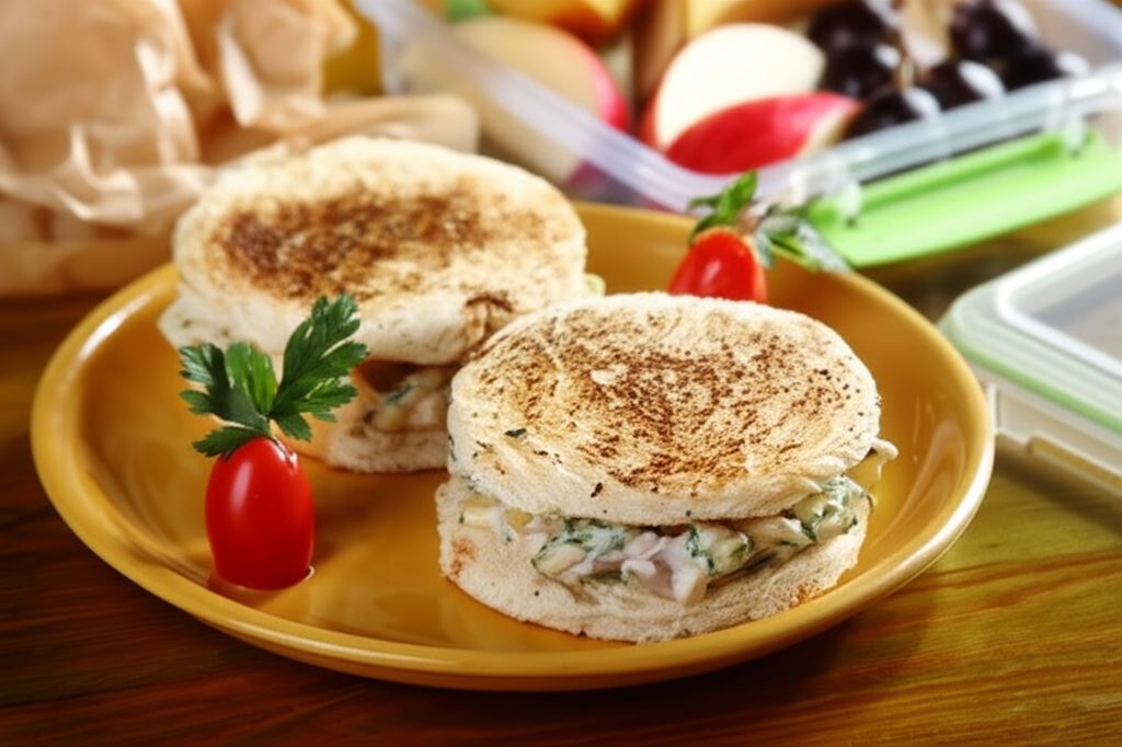 Kanapka hawajska z szynką i ananasem