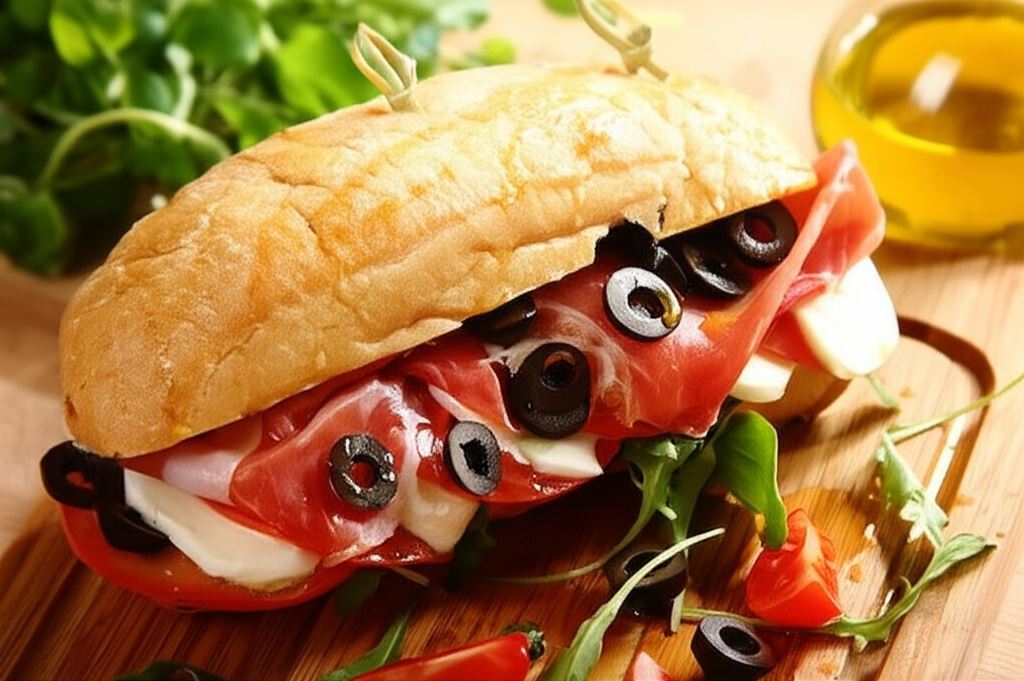 Kanapka z ciabatty na drugie śniadanie