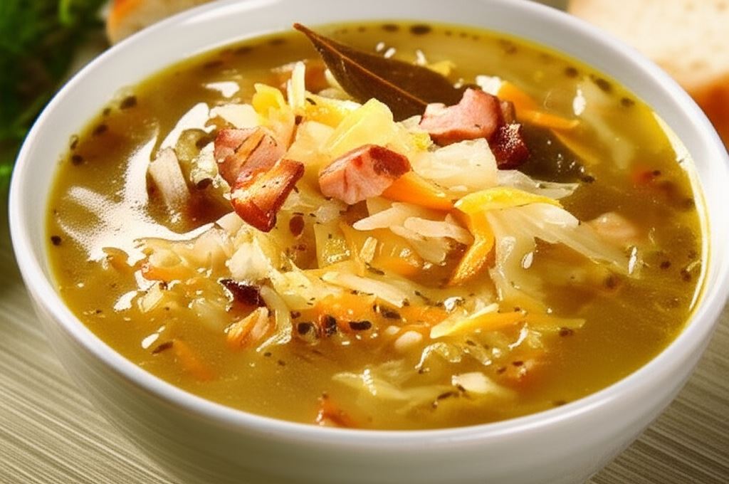 Kapuśniak z boczkiem i kiełbasą