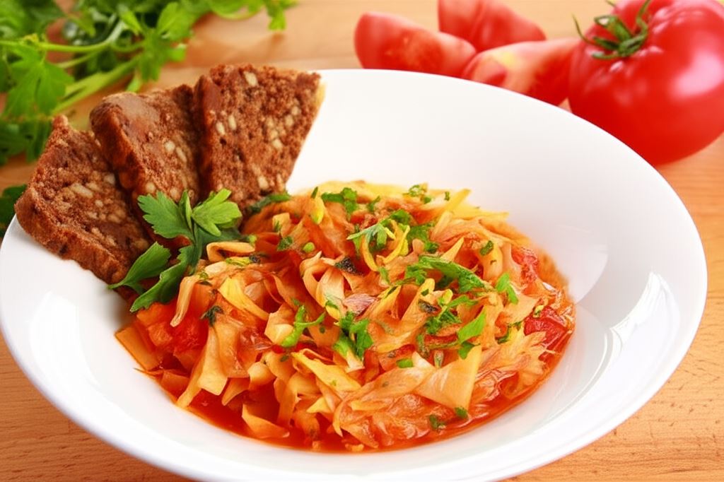 Kapusta z pomidorami