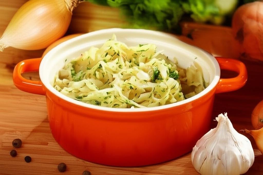 Kapusta zasmażana z koperkiem