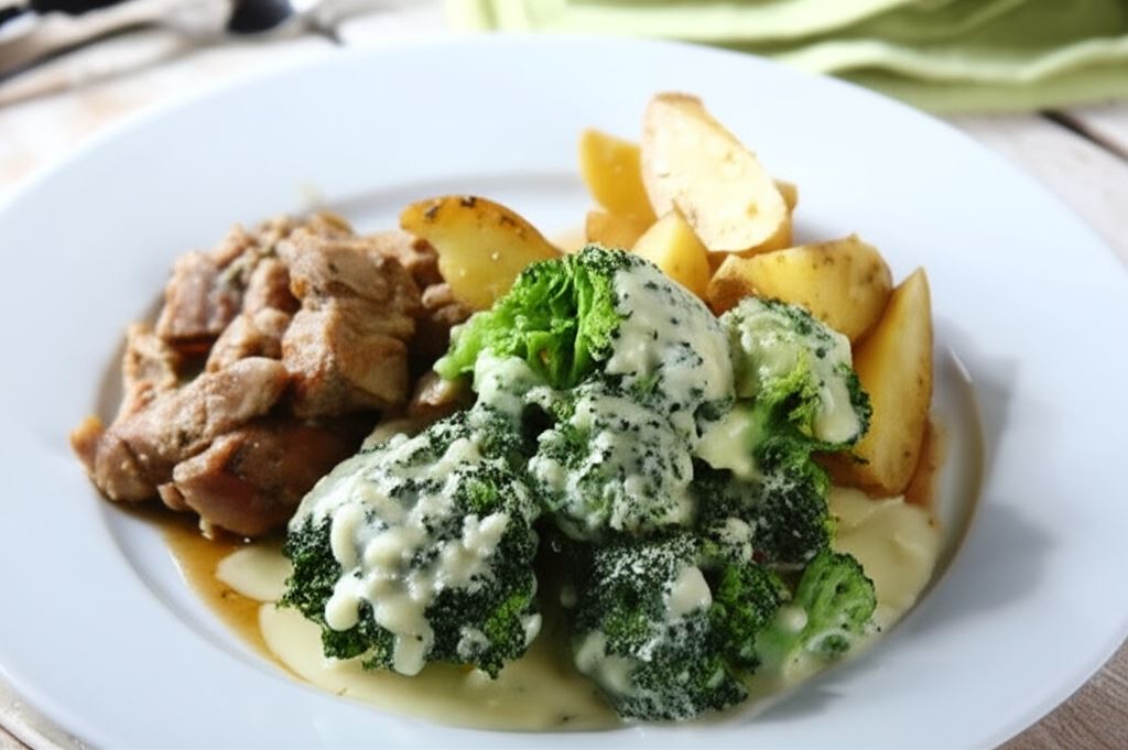 Karkówka z brokułami