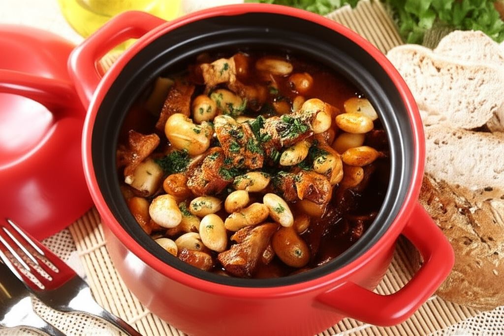 Karkówka z fasolką