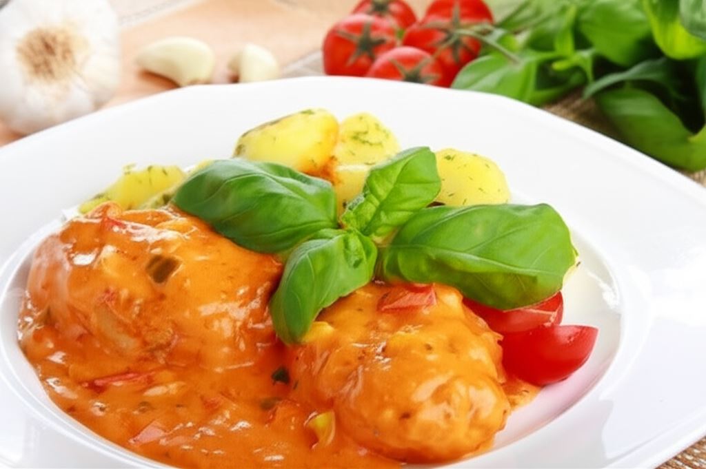 Karminadle – kotleciki w sosie pomidorowym