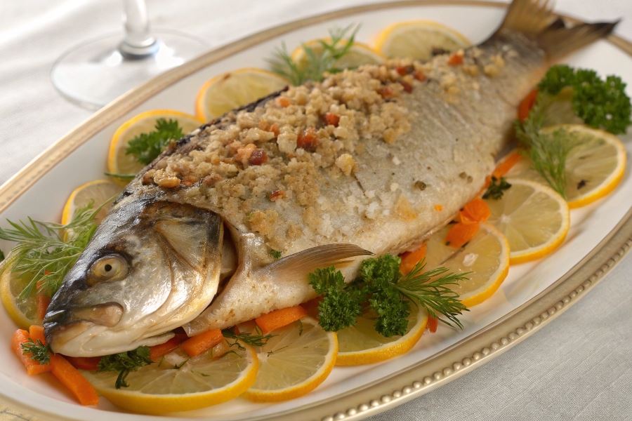 Karp faszerowany w galarecie